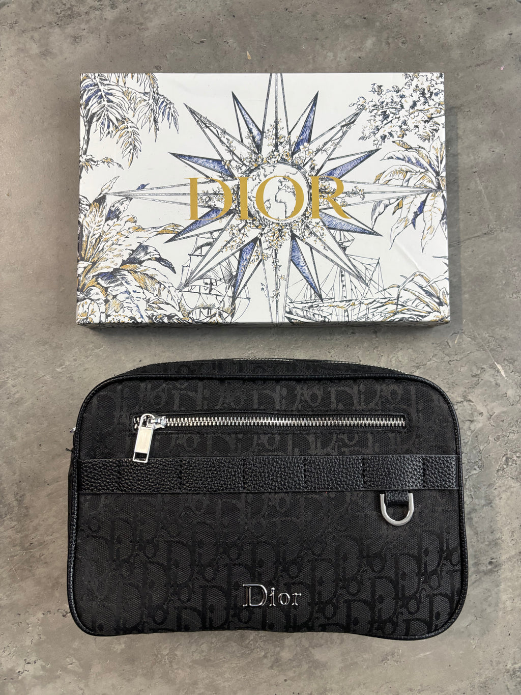 Christian Di*r Messenger Bag Black