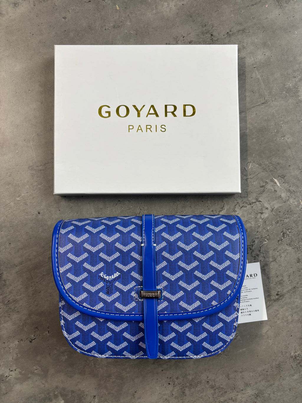 Men’s Goyard Messenger Bag Blue
