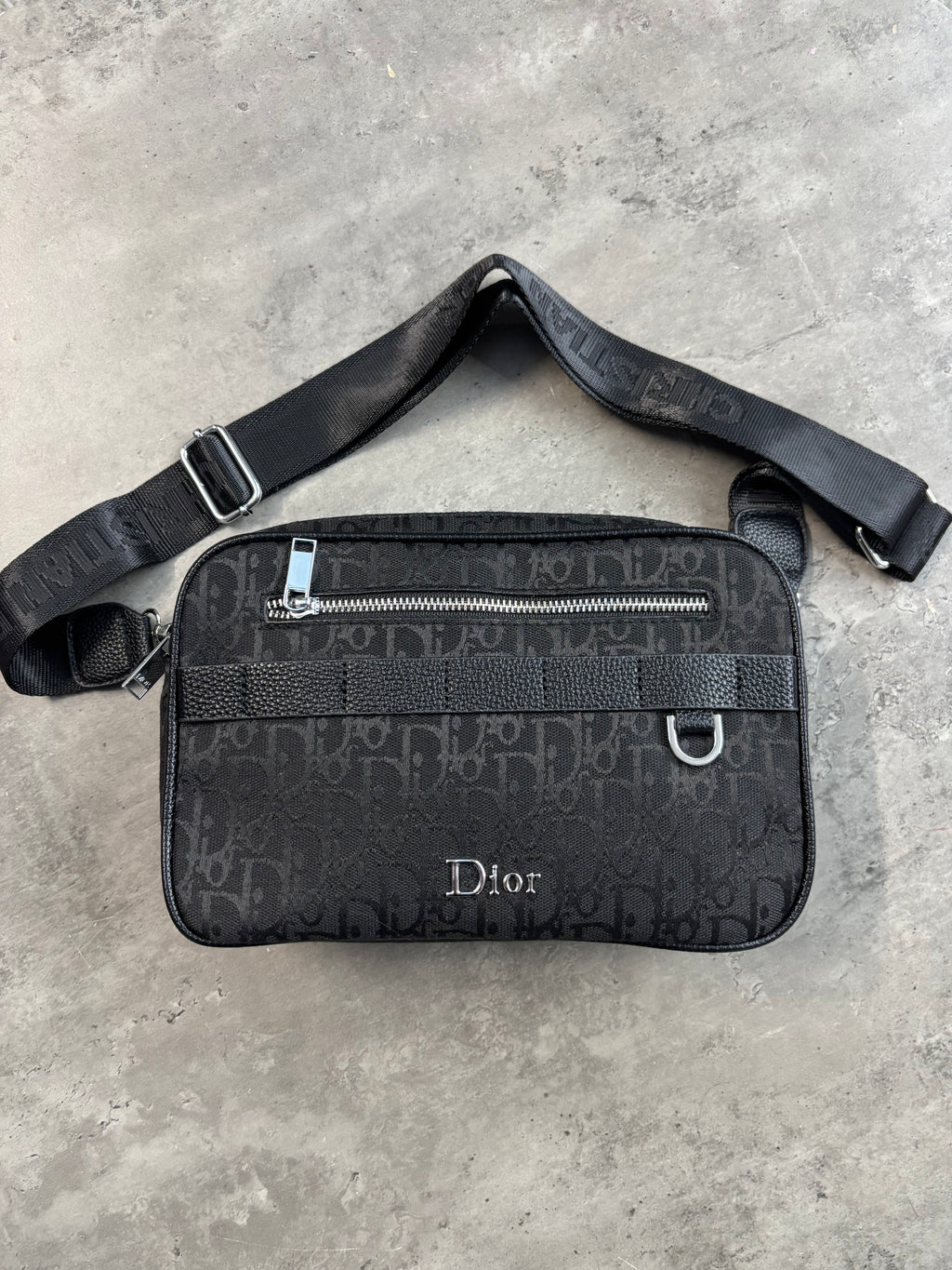 Christian Di*r Messenger Bag Black