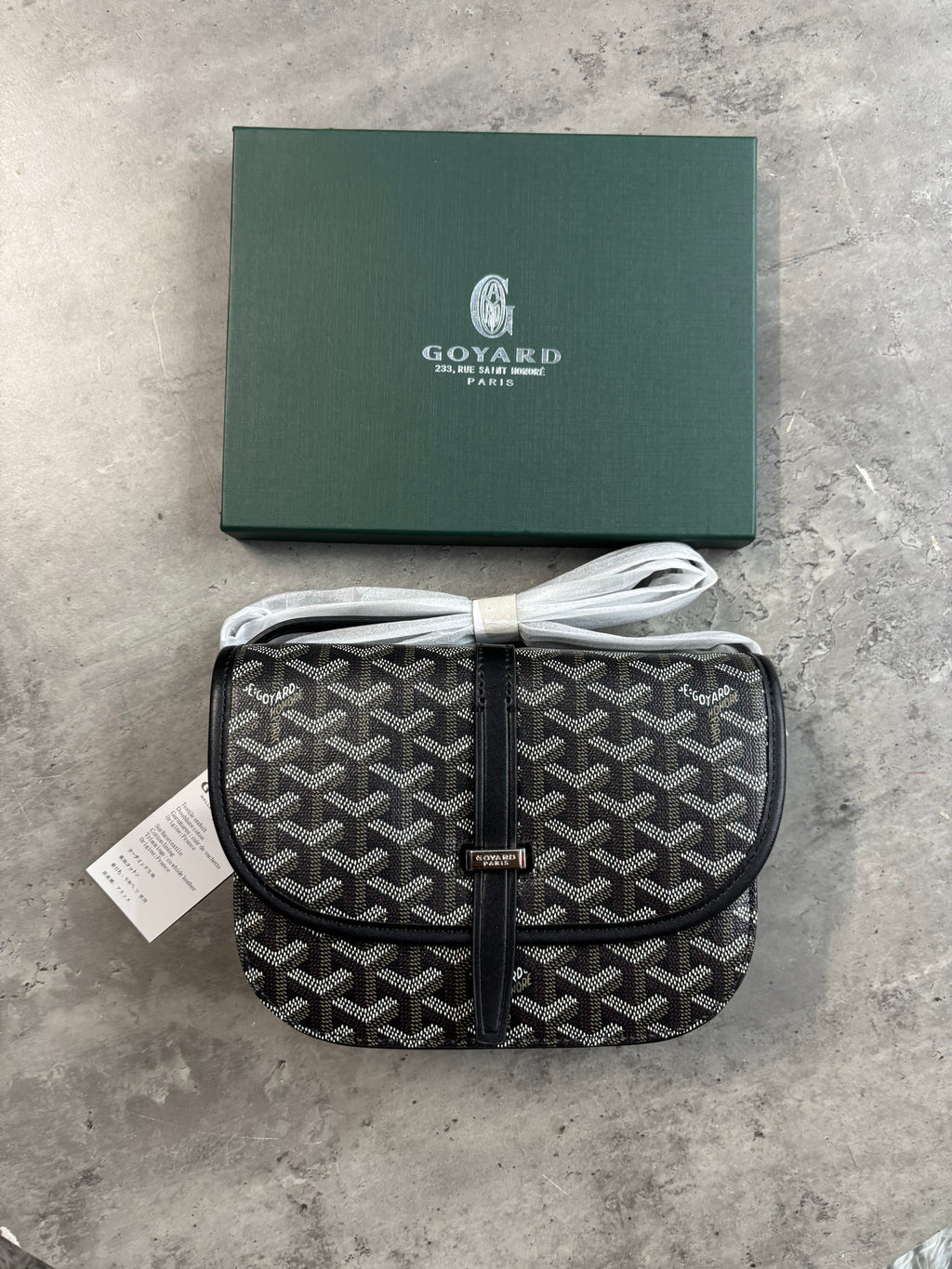 Men’s Goyard Messenger Bag Black