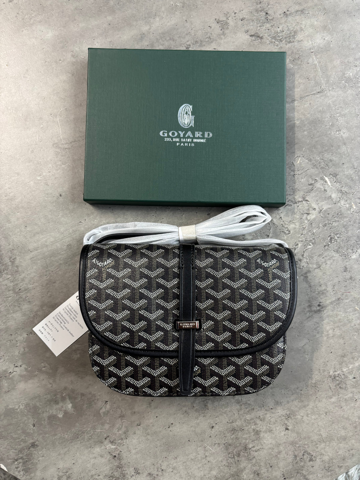 Men’s Goyard Messenger Bag Black
