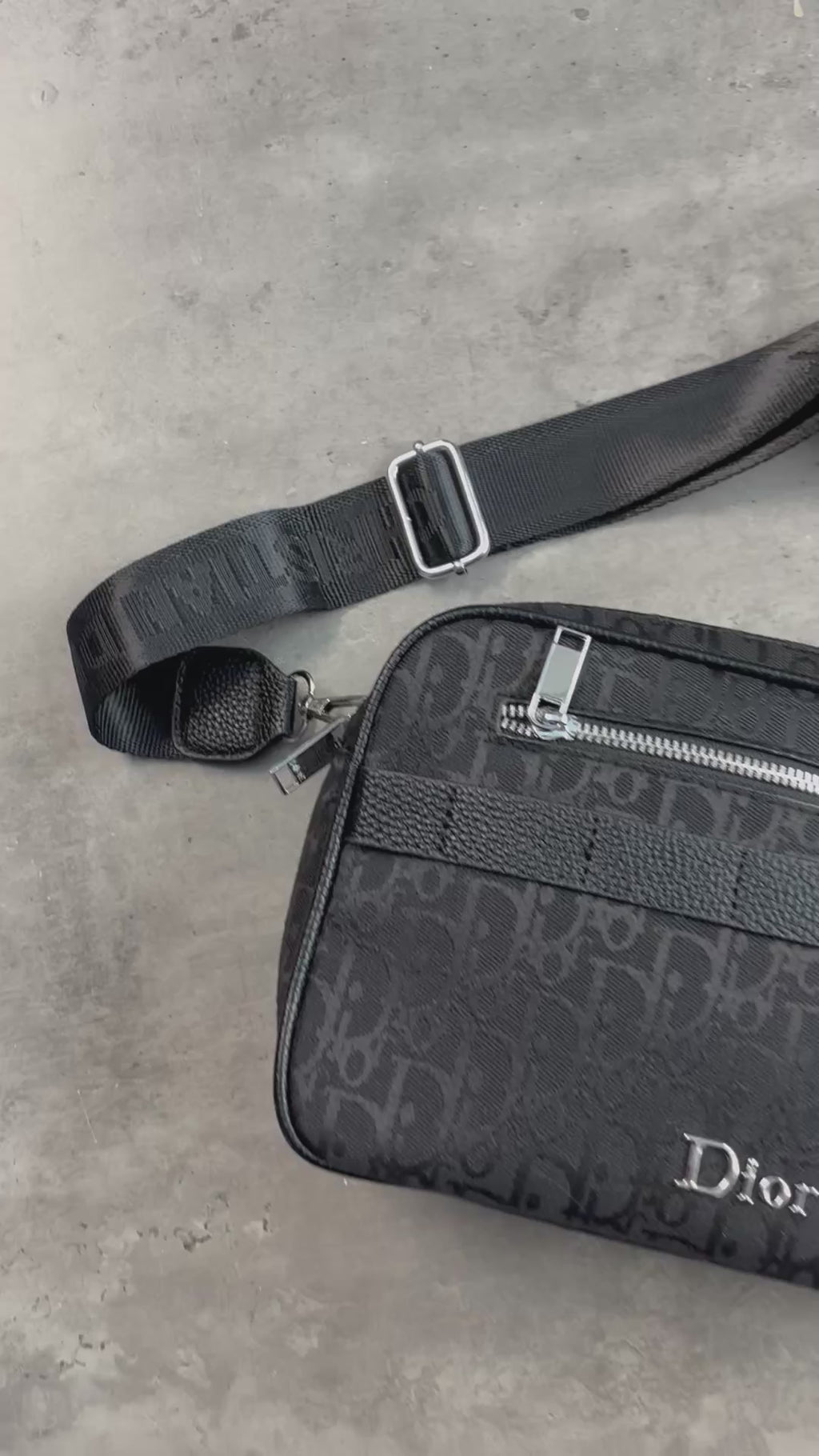 Christian Di*r Messenger Bag Black