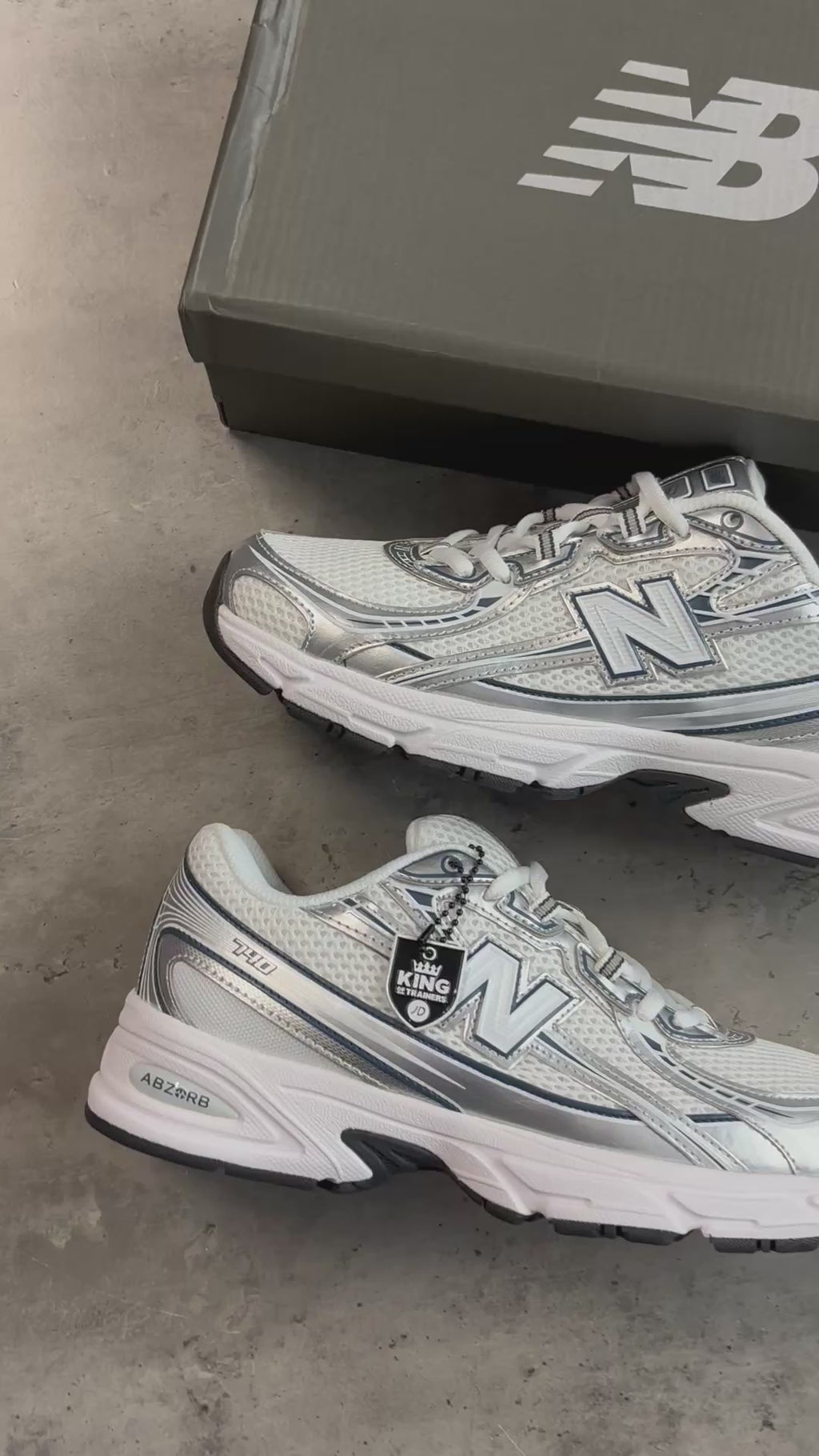 New Balance Trainers Blue/Grey